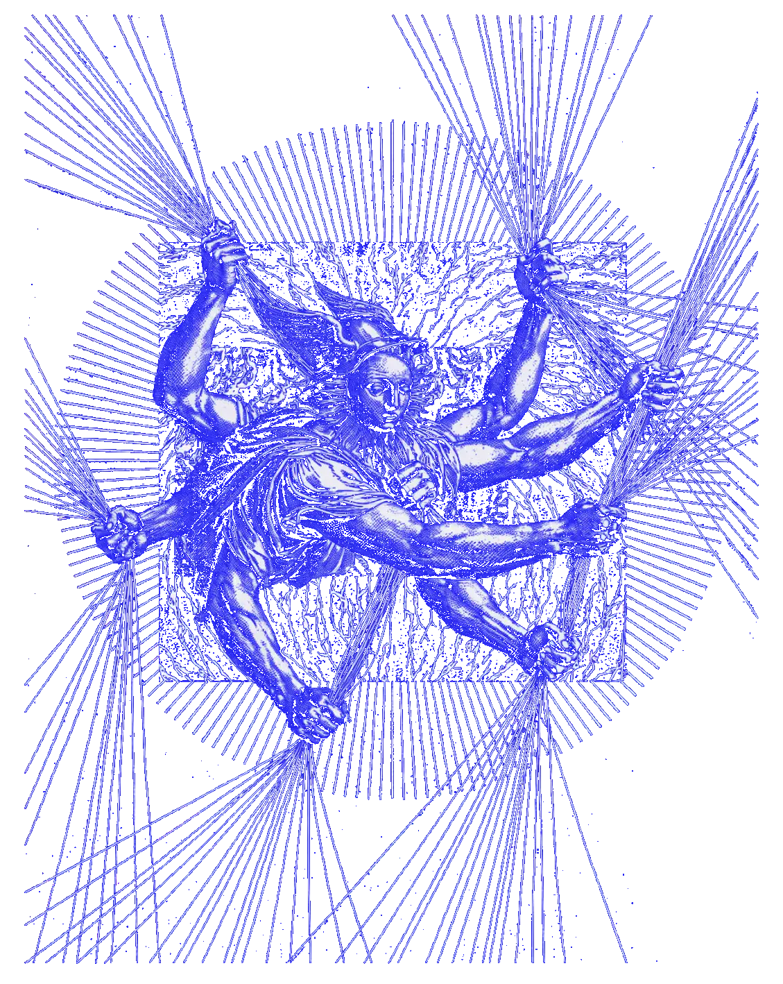 Hermes classical line art